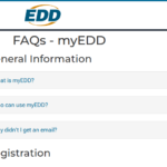 myEDD FAQs