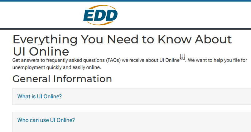 UI Online FAQs