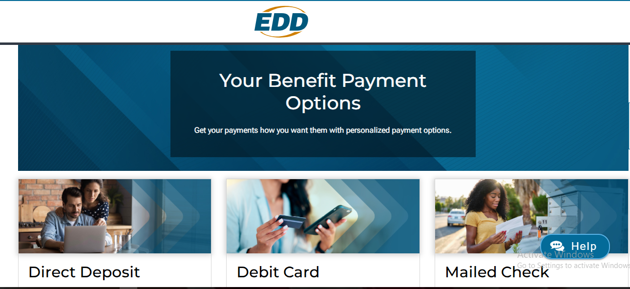 myEDD Payment Options